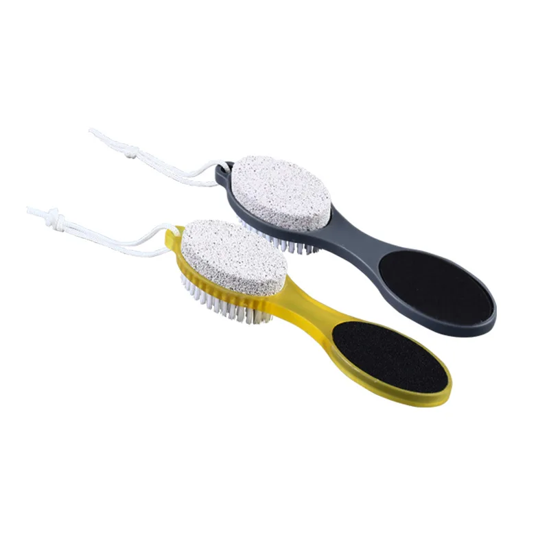 Foot Grinding Brush 4 In 1 Blue Yellow Cuticle Remover Tools