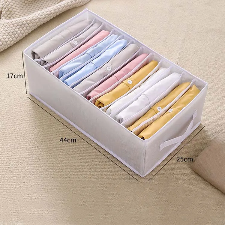 Home Separation Drawer Dividers Wardrobe Clothes Drawer Closet Organizer Socks Bags Household Fabric Storage Box