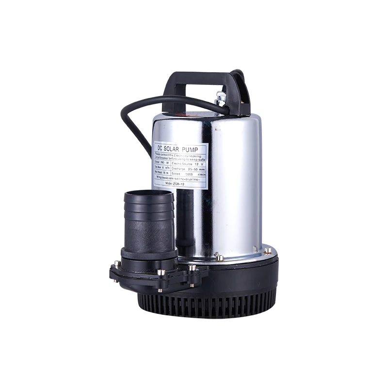 Заводская цена ZQB 12V 24V 48V DC бесщеточный Солнечный мини погружной водяной насос