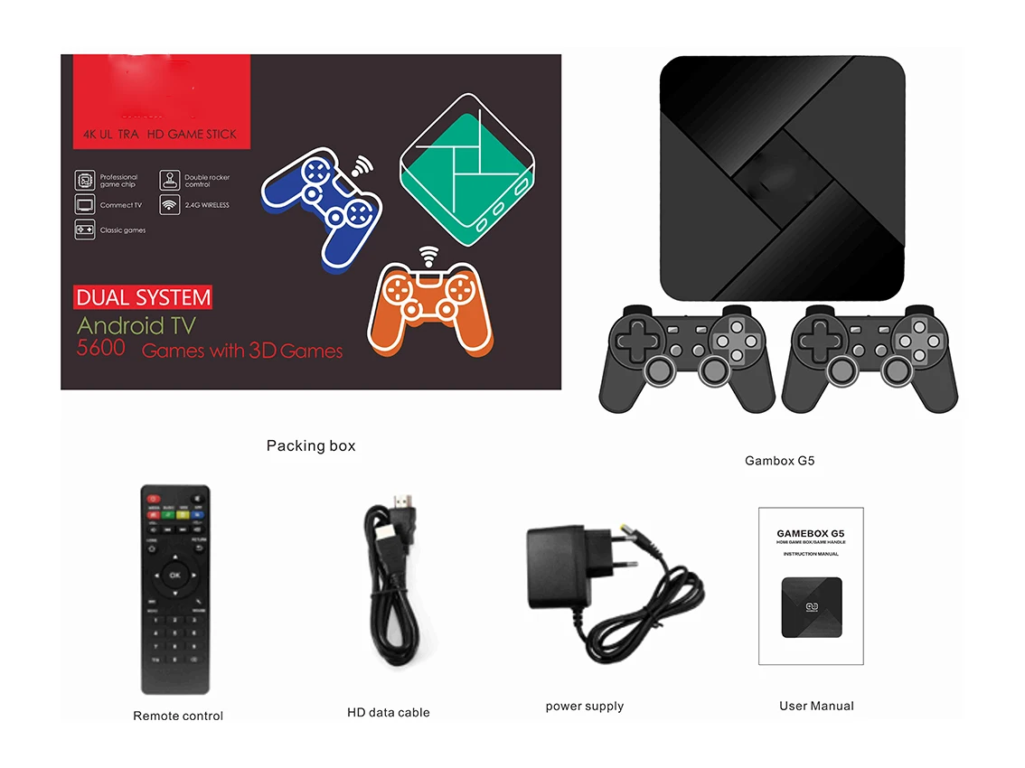 2021 for Amazon sells well 4K HD dual system video game console built-in 50000 games playstation 5 PS P PS1 Emulator