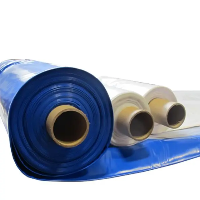 Yacht patio furniture 6 mil big size foil wrapping blue protection white pe heat film shrink wrap for boat