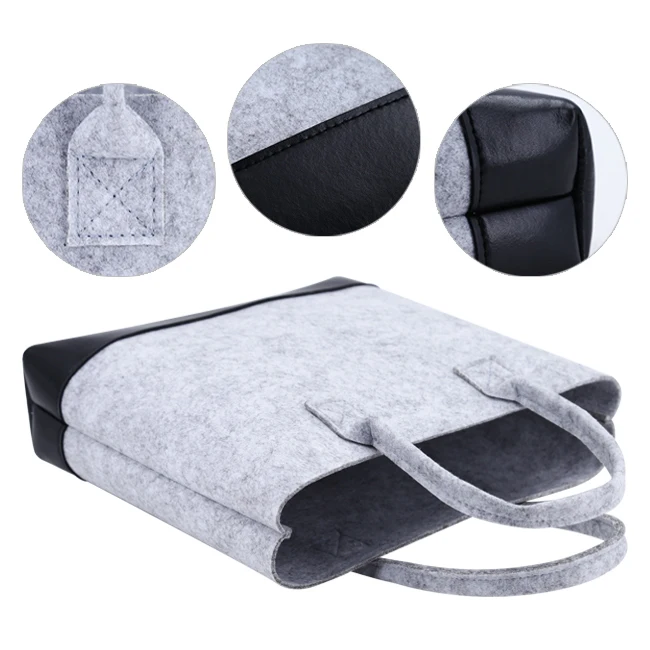 Christmas Custom hand bags wool felt 2020 women lady tote bag