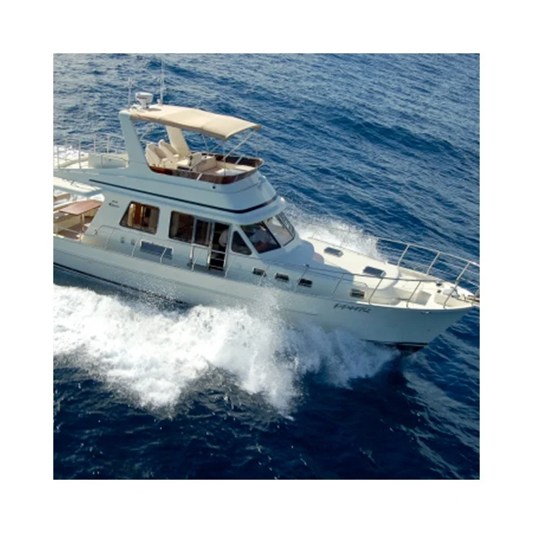 
Modern designed yacht boat ALASKA 45 sedan yacht comfortable luxury fiberglass yacht 