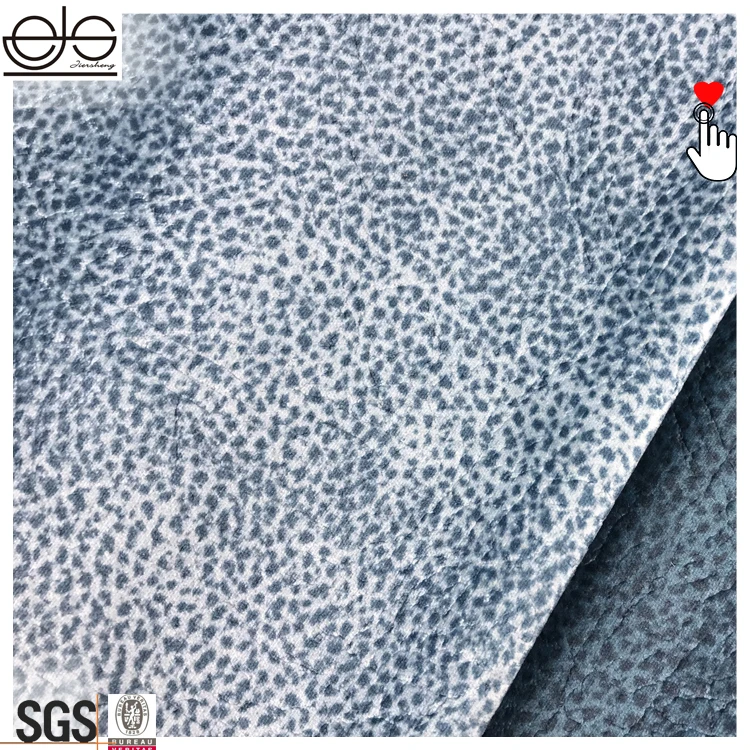 Cheap faux suede by the yard eco leather fabric