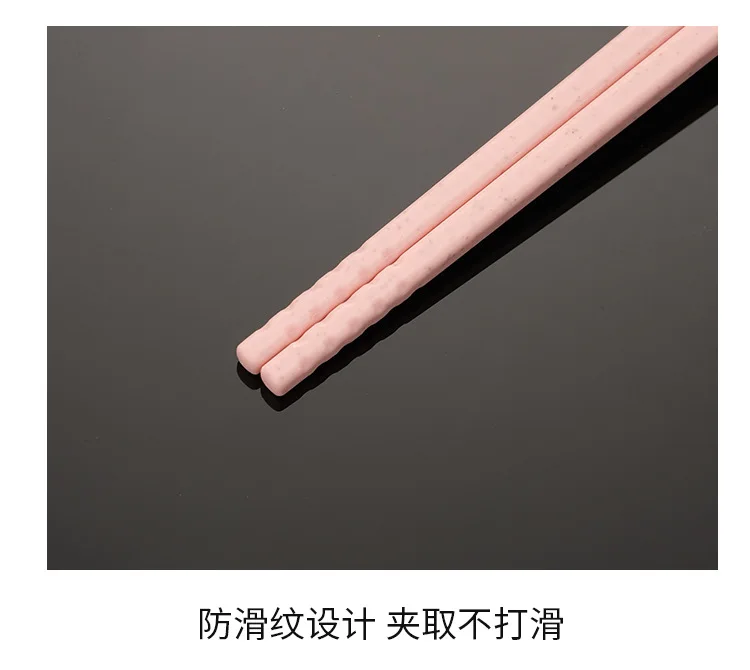 wheat straw set travel camping plastic cutlery spoon fork knife