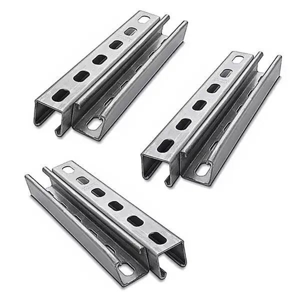 Steel profiles china perforated stainless steel channels price c-channel cold rolled c channel steel strut channel