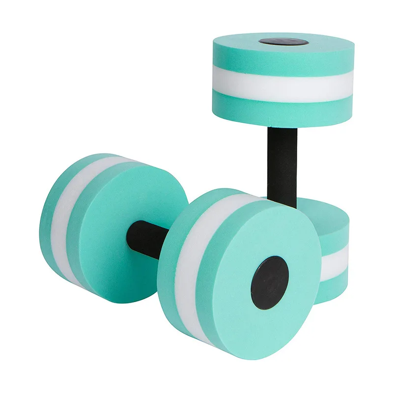 EVA Foam Water Floating Dumbbell Men Women Fitness Barbells Exercise Hand Bars Water Aerobics Tools For Water Yoga Fitness