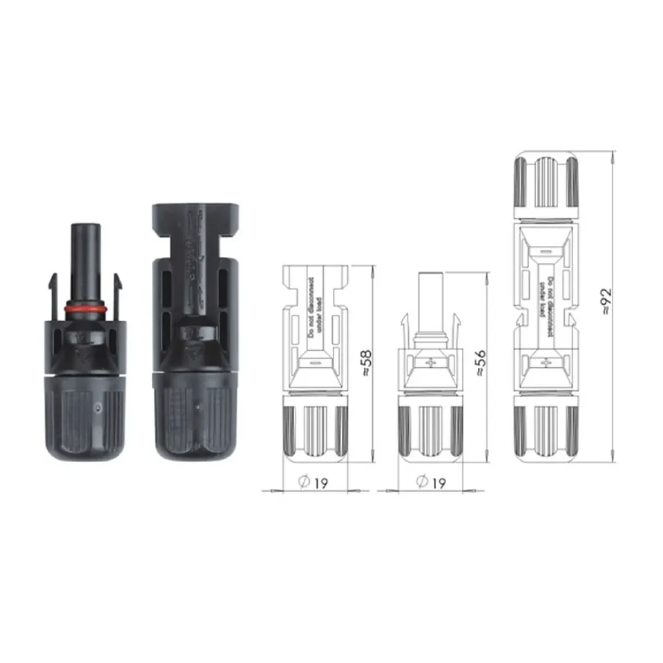 Hot selling PA6 Photovoltaic connector  solar connector