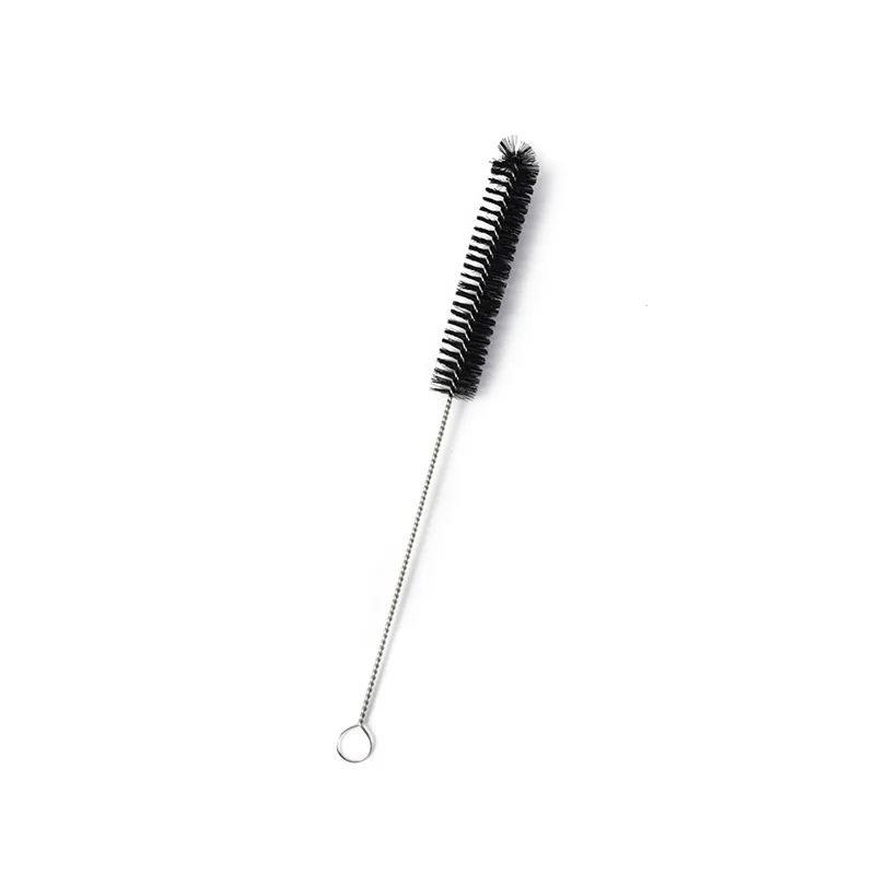 steel drinking straws set with hookah cleaning brush