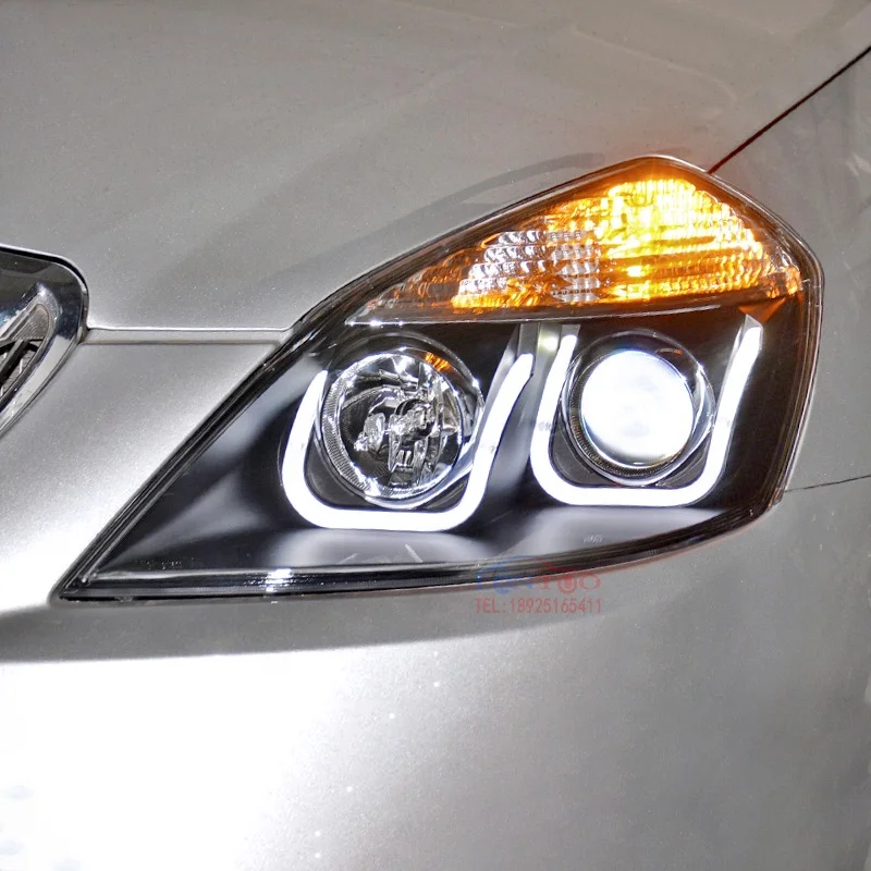 For Buick Excelle XT Opel Astra LED Head Light 2010-2016 Year Front Lamp With Bi-xenon Projector Lens U Design LD