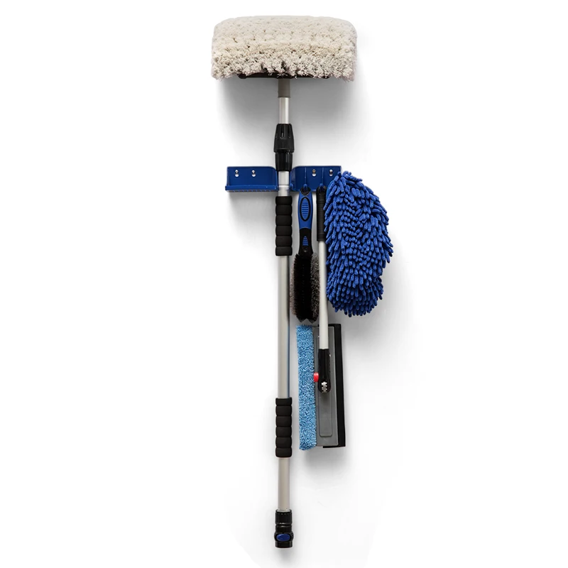 Boomjoy Microfiber Cleaning Cloth Wash Mitt Duster Squeegee Tire Brush Car Detailing Cleaning Kit