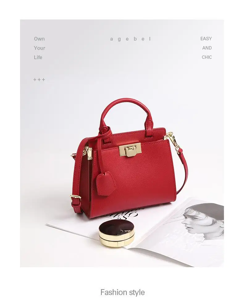 Bags Branded Wholesale Single Shoulder Ladies Latest China 100% Genuine Leather Tote Fashion Handbags For Women