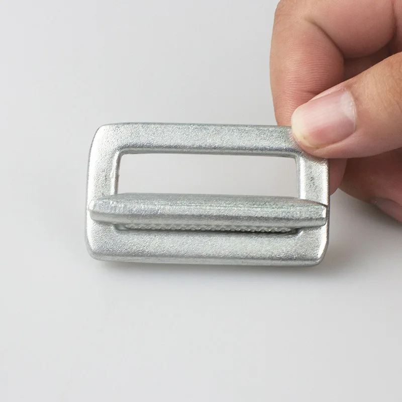 Safety 19mm Width Metal Steel Buckle For Bag customized logo alloy steel 45mm Slider buckle with 18KN for parachute harness
