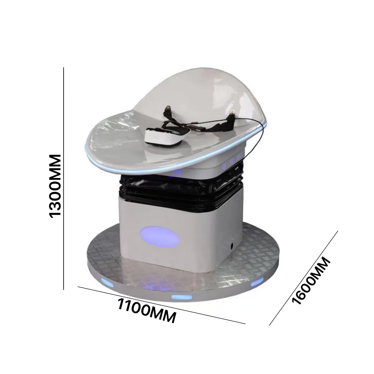 2024 popular products commercial street indoor amusement equipment small and convenient VR skateboard equipment for sale