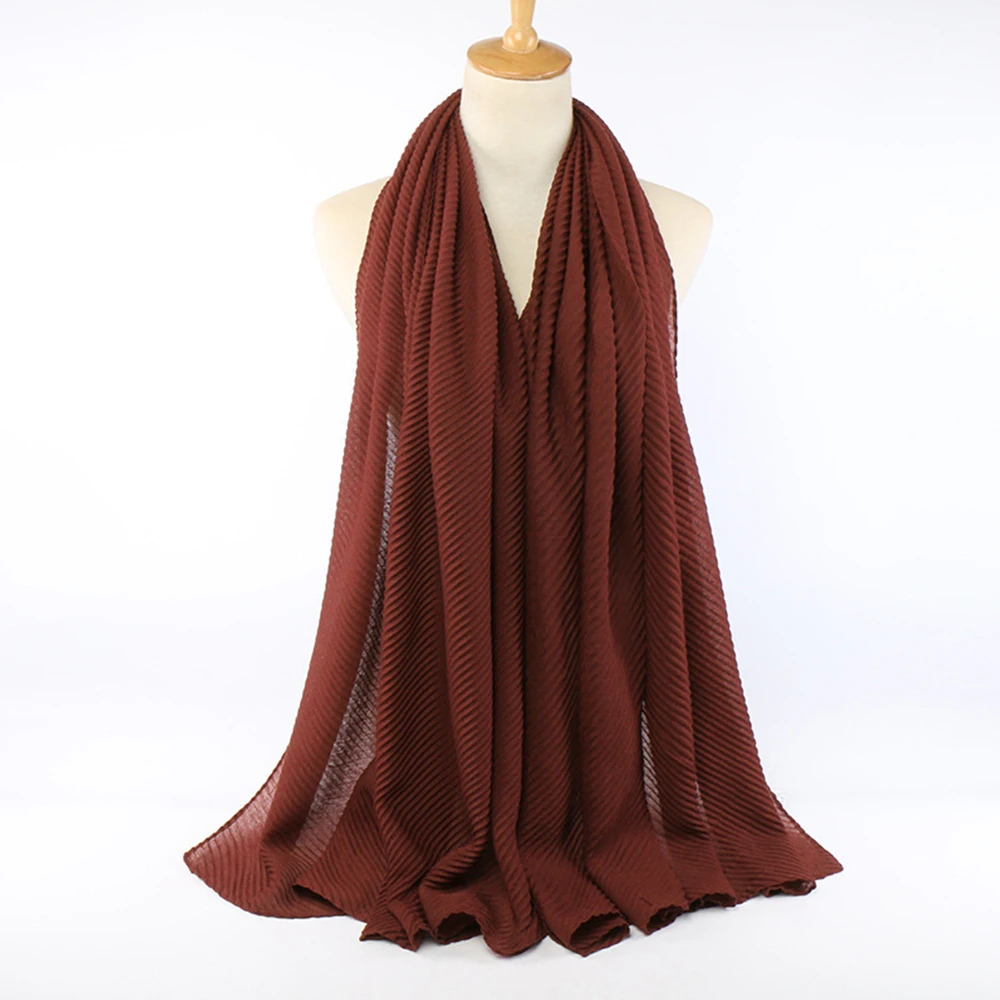
Zakiyyah YW112 Pturkish dress pakistani hijab style solid color cotton niqab with twill pleated 