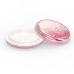 20ML Empty luxury skincare plastic cosmetic jars with lids packaging loose powder plastic jar