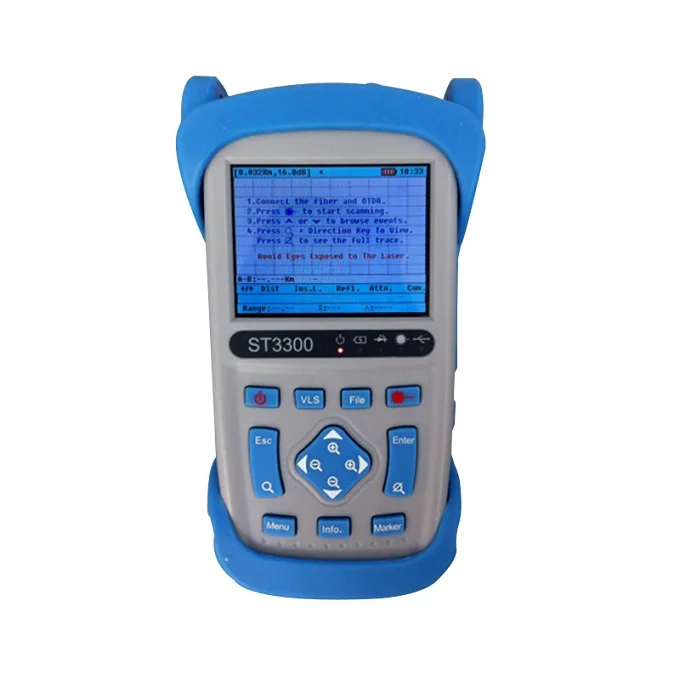 OTDR оптоволоконный ST3300 30 дБ SM OTDR аналогичный EXFO VFL оптический измеритель мощности Лучший OTDR FTTH диапазон тестирования 160 км