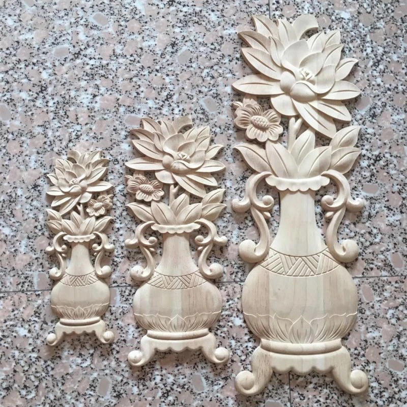 Chinese style Wood carvings Chinese decoration Dragon and phoenix