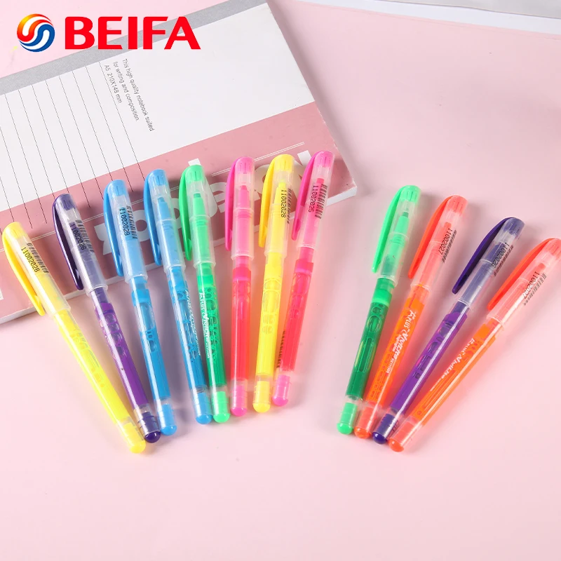 BEIFA Liquid Ink Highlighters Chisel Tip Liquid Pen Style Highlighter Custom