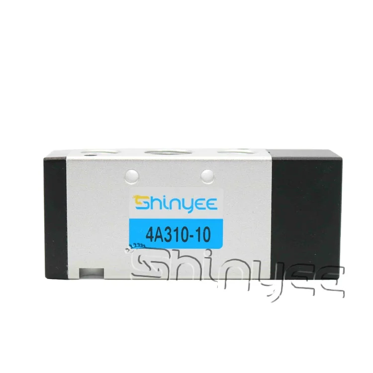 SHINYEEPNEUMATIC popular product 4A310-10 3 way truck seat pneumatic valve 8mm air throttle valve pneumatic valved solenoid 5v
