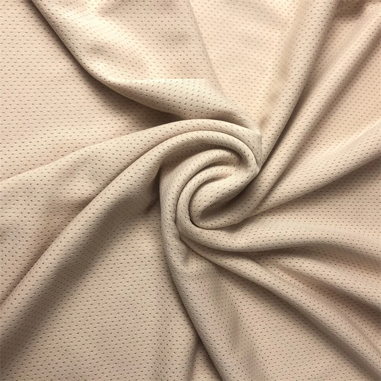 Eyelet Fabric 100 Polyester Nano Silver Eyelet Mesh Knitted Fabric For Sports Wear