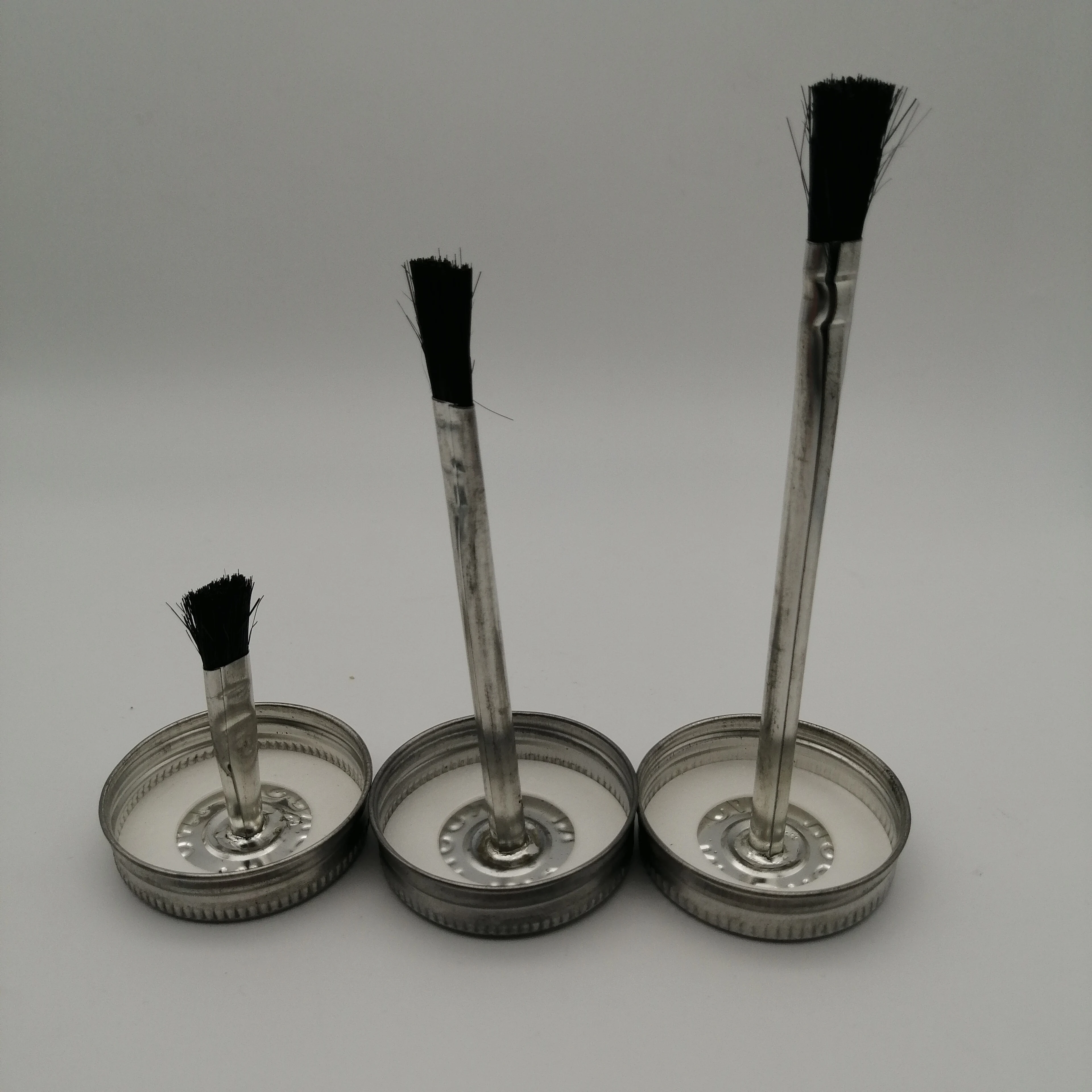 60ml 2oz PVC/CPVC/ UPVC Empty glue solvent cement metal can with dauber Brush