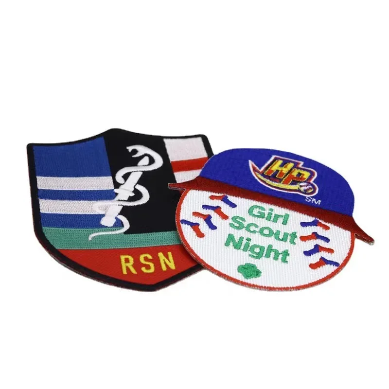 High Quality 3d embroidery patch Woven Badge Custom Brand Logo woven patches for clothing