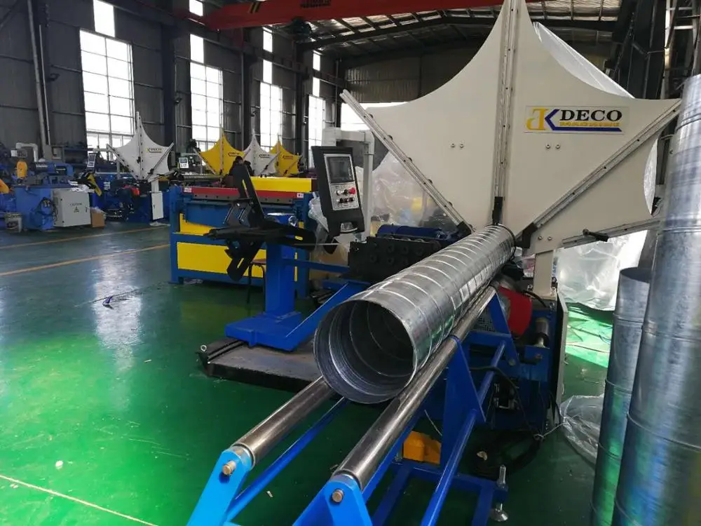Spiral round tube forming machine air duct spiro machine