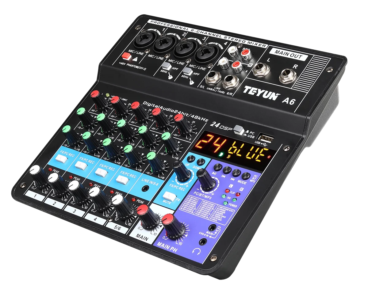New Design soundcraft ui24r Mixer Console 6 Channel Audio For Wholesalesusb audio interface  PC sound card audio interface  APP