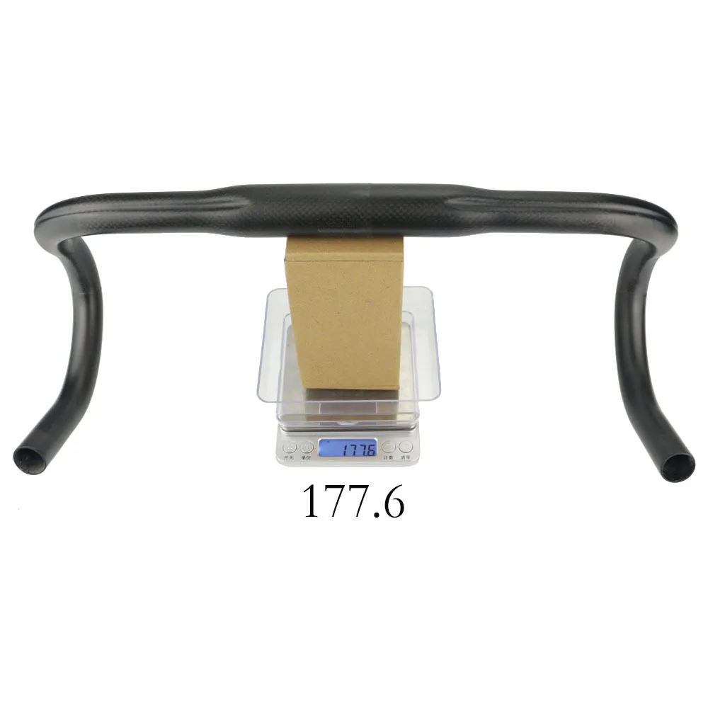 T1000 Carbon fiber road bike handlebar 400 420 440mm bicycle handlebar 3k UD lightweight handlebar