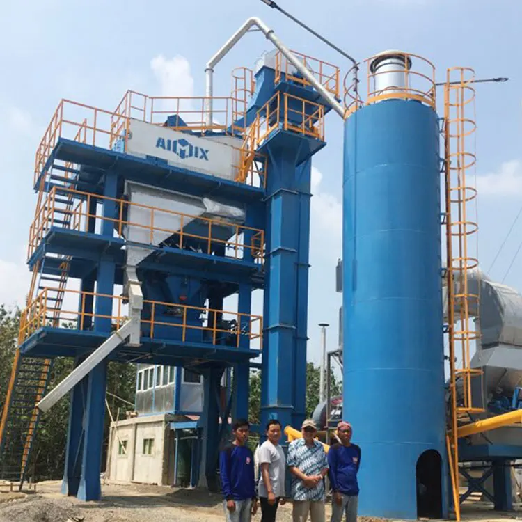 Aimix ALQ100 100 t/h Complet Automatic Modified Asphalt Mixing Plant With Diesel Burner
