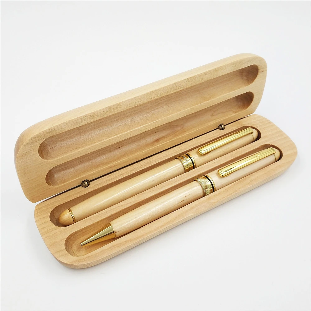 wooden double pen set1