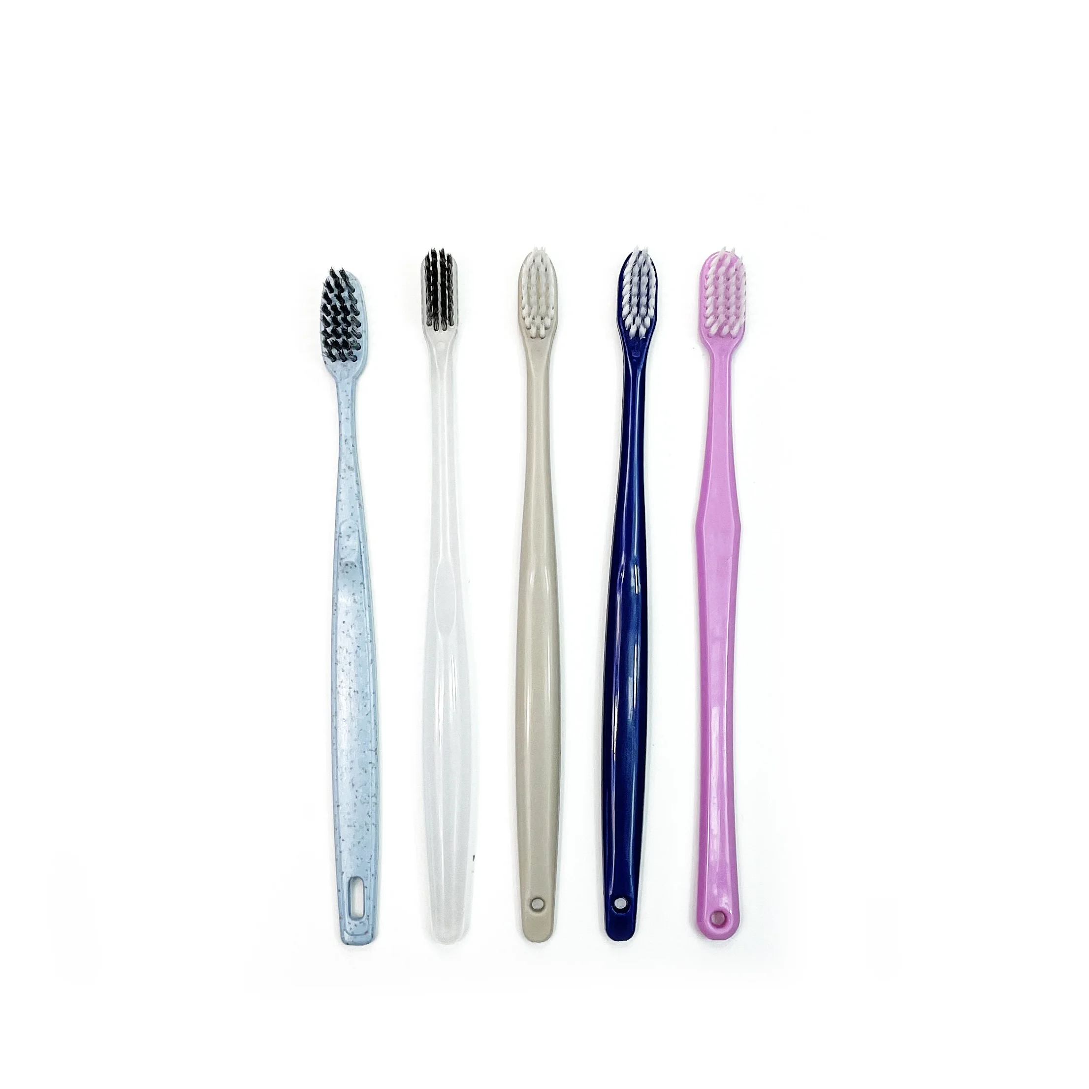 Disposable plastic hotel home teeth cleaning hard soft bristle toothbrush