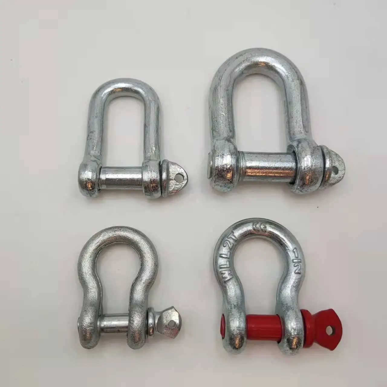 Hot Dip Galvanized Drop Forged Steel Screw Pin Shackle for sale