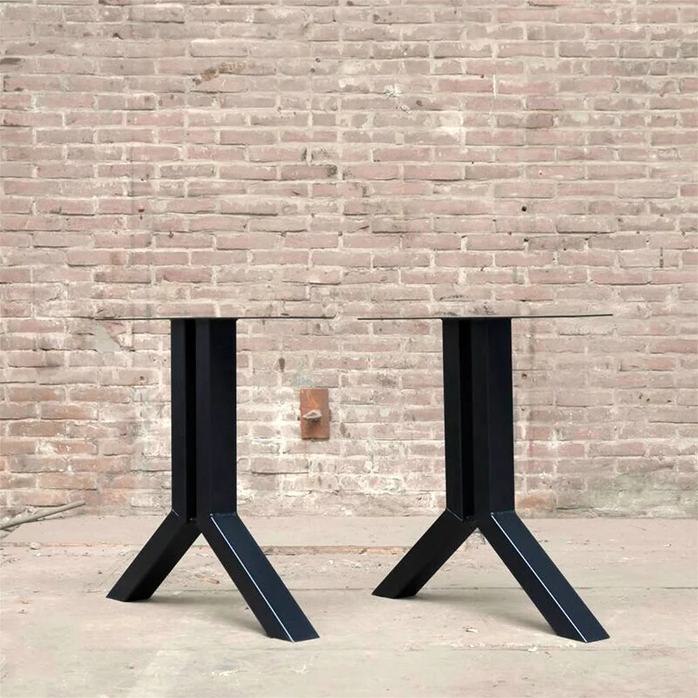 Table Leg Black High Quality Steel Dining Industrial Coffee Table Legs  Home Hotel Furniture base