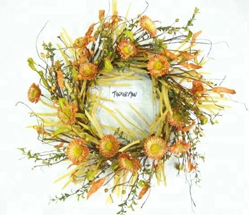 2019 Новое рекламное прибытие осенний венок для домашнего и свадебного украшения