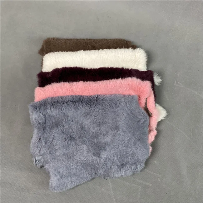 Отличное качество животных мех натуральный кролика рекс