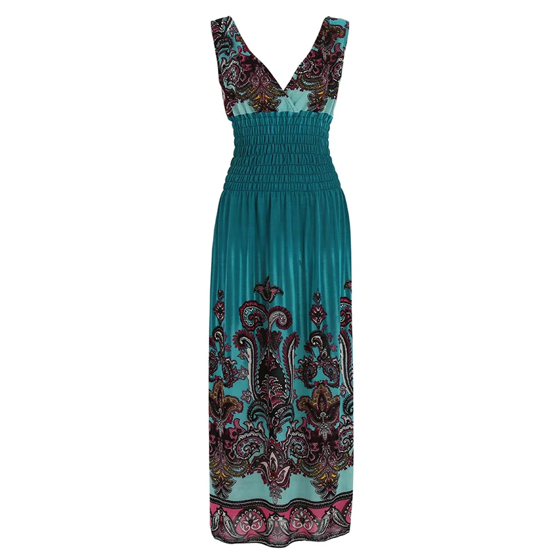 boho dress womens beach sundress