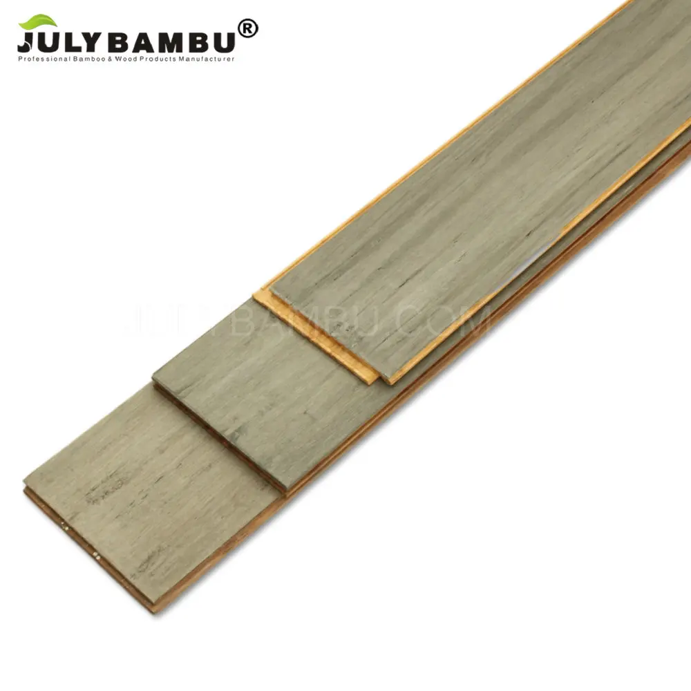 High Quality Bolon Beautiful Strand Woven Bamboo Carbonized Bambu Wood Flooring For Balconies Terraces Pavilions