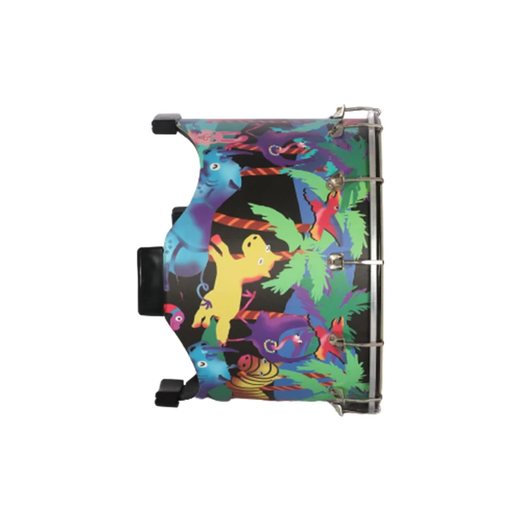 2021 new product mini kids wood drum three tone oem premier  de vidro drum kit