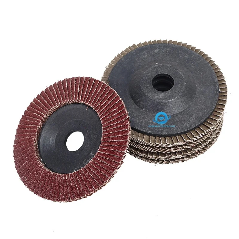 Sharp flat cloth wheel 100 blade angle grinder emery cloth wheel stainless steel woodworking wood grinding piece polishing leaf