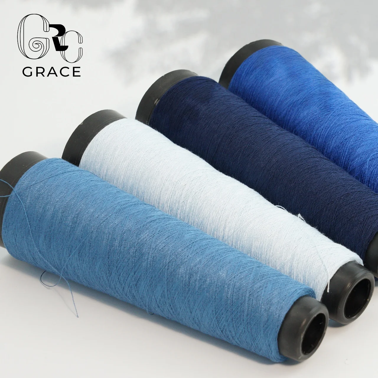 mercerized Cotton yarn Cone 60%Cotton 40%Viscose 30/2  Dyed mercerized Cotton yarn For Knitting
