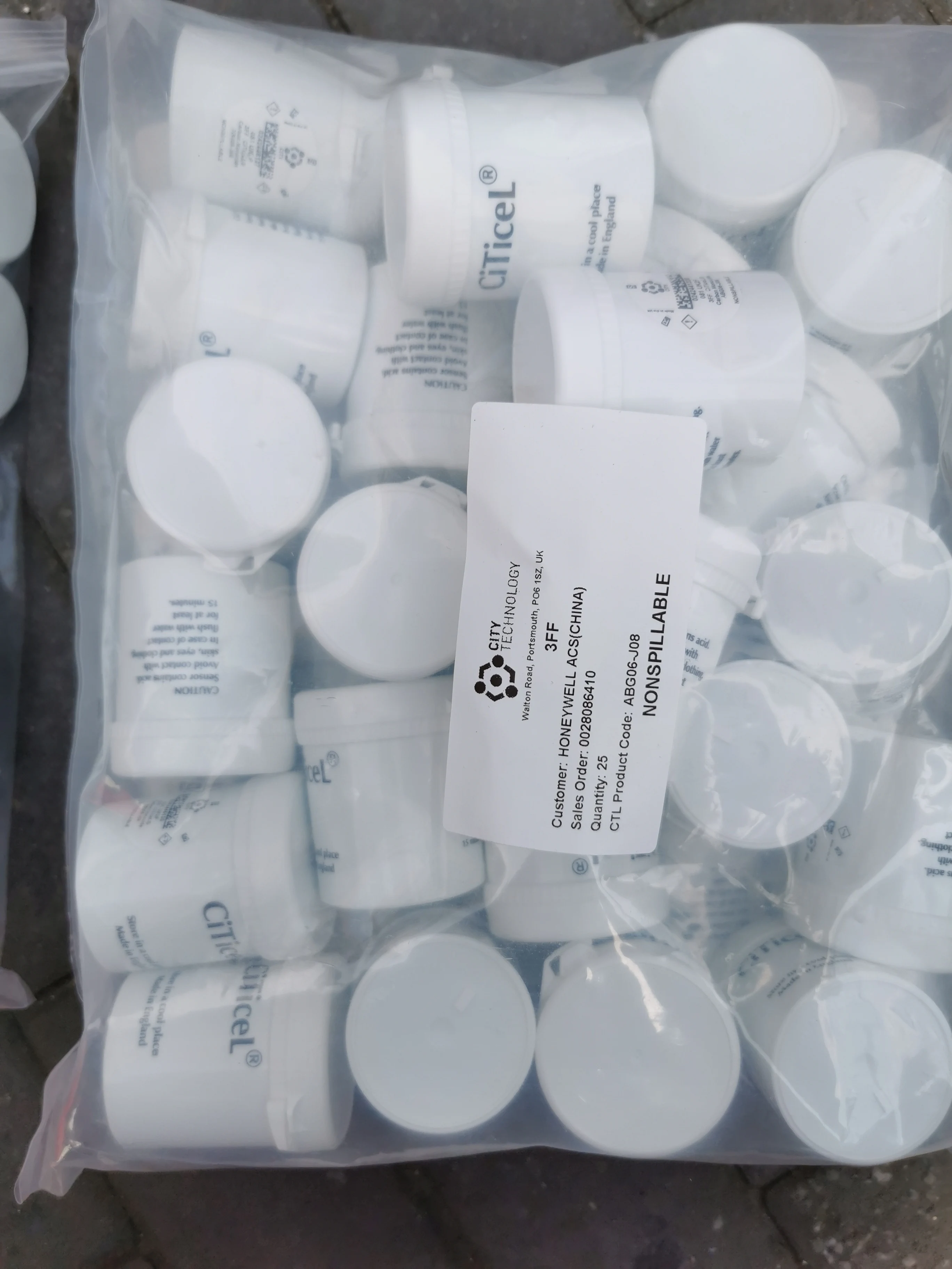 3 electrode cell electrochemical industrial CO sensor range 0-4000ppm Carbon Monoxide ABG06-J08 3FF sensor gas