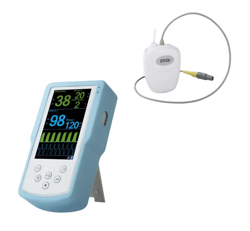 Handheld Etco2 Monitor  for Human Use Mainstream  CO2 Monitor