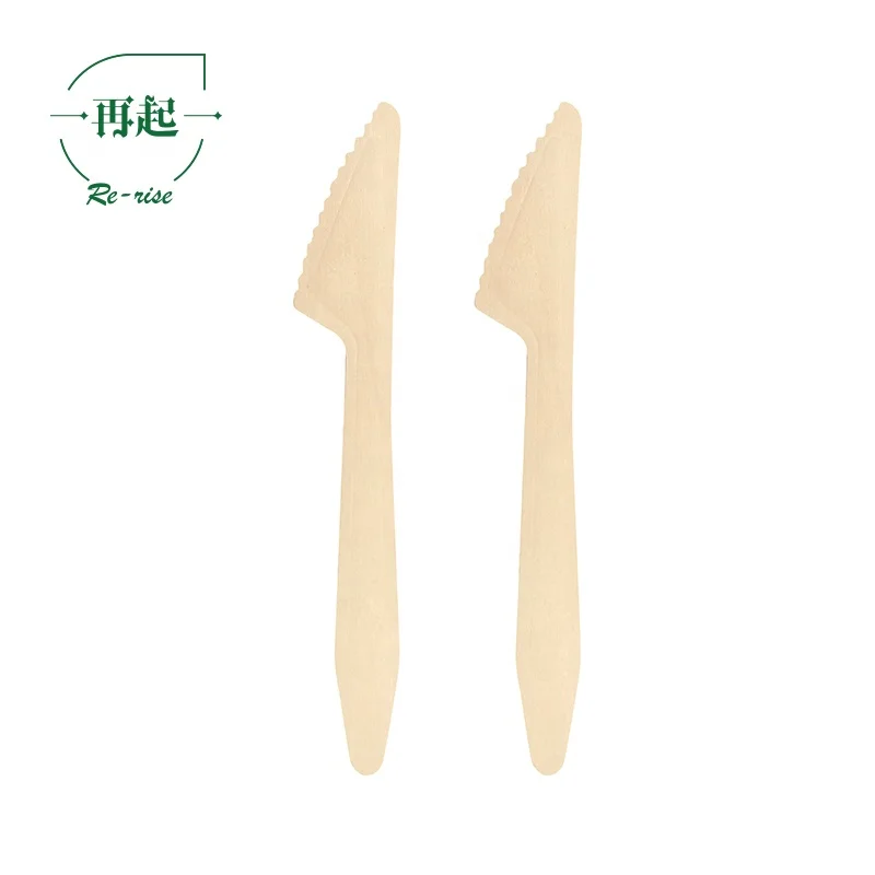 China Dalian Direct Factory Eco-friendly Biodegradable Disposable Birch Wood Knife, Knives