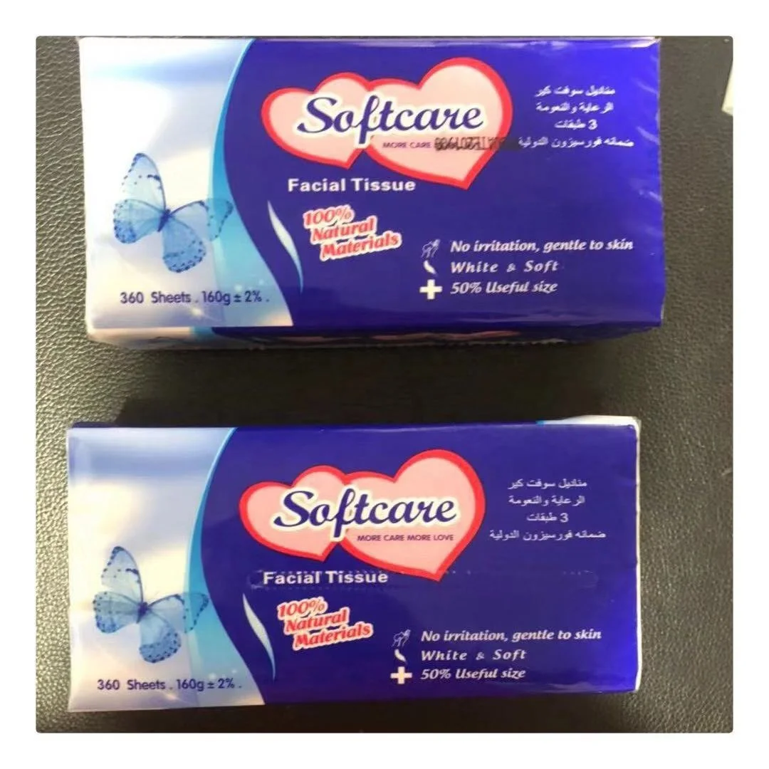 Cheap 18*20cm*3ply  ultra soft  facial tissue