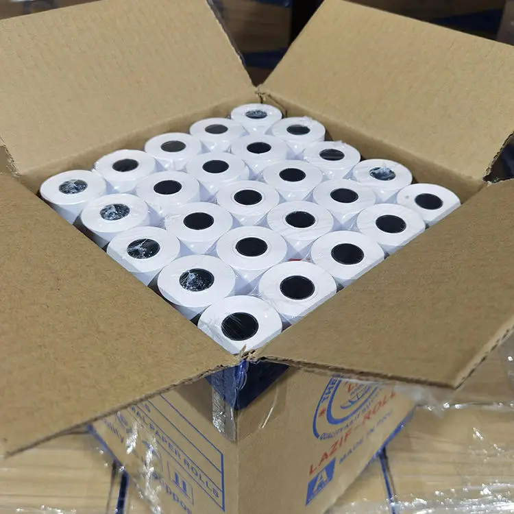 Customized Printed Continuous Printed Thermal Paper Offset Paper Roll 80x70mm