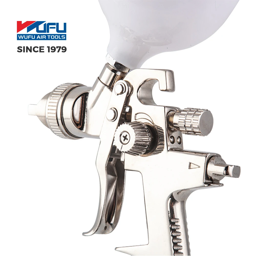 H827 traditional 1.4 mm HVLP gravity air spray paint gun for cars