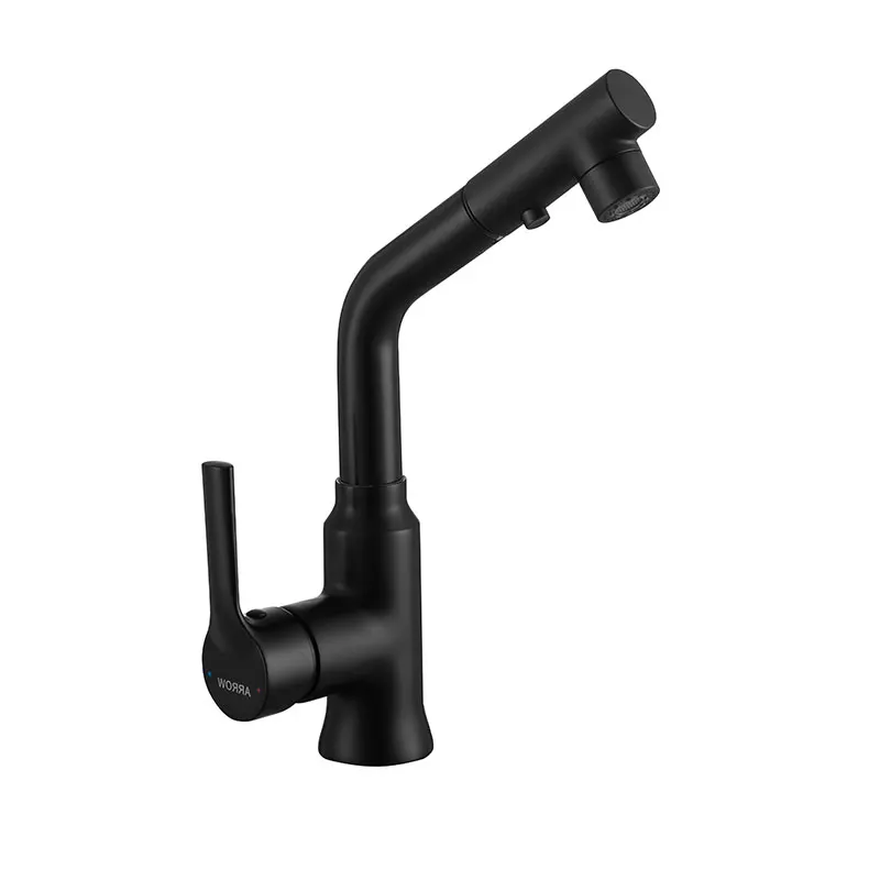 Amazon Best sell factory direct sale basin tap black bathroom vanity faucet modern high-end product