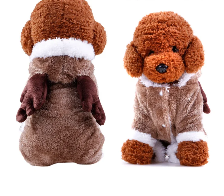 
Teddy autumn winter cotton clothe Cartoon Costume Disguise Amazon 2021 hot pet production supply pet toy supply 